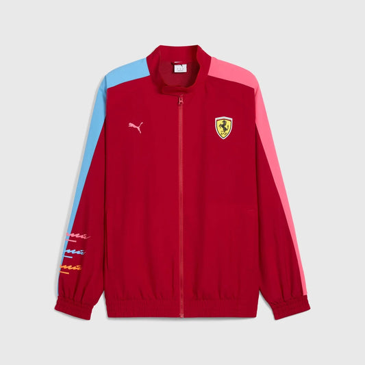 Scuderia Ferrari F1 PUMA 2025 Miami T7 SoftShell Printed Jacket