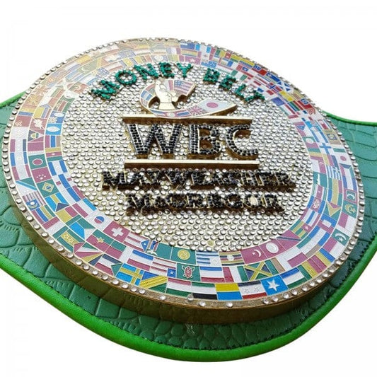 WBC MONEY BELT FIGHT MAYWEATHER MCGREGOR BOXING CHAMPIONSHIP BELT