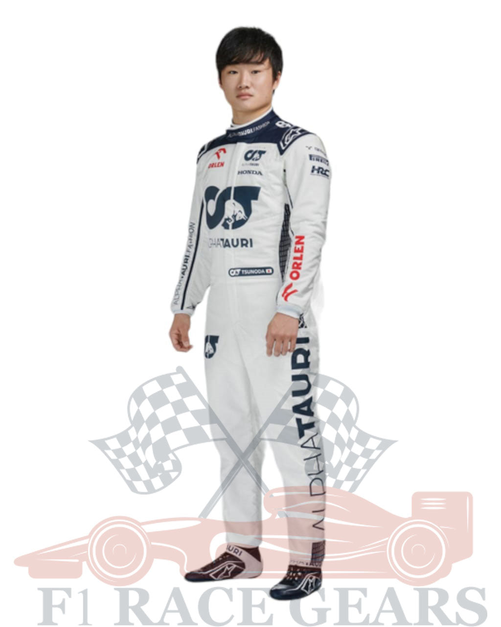 F1 Yuki Tsunoda alphatauri 2023 race suit