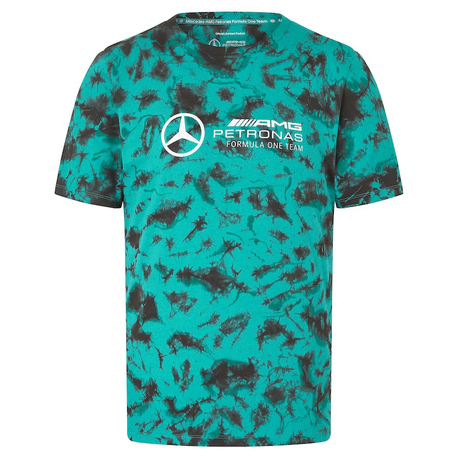 Mercedes AMG Petronas F1 Tie Dye T-Shirt