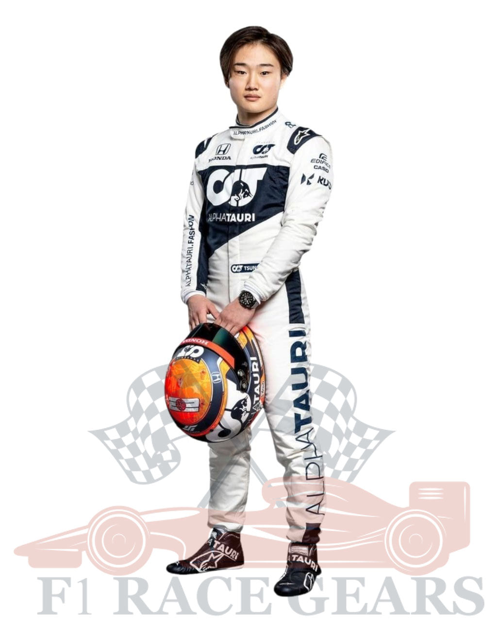 F1 Yuki Tsunoda alphatauri 2021 race suit