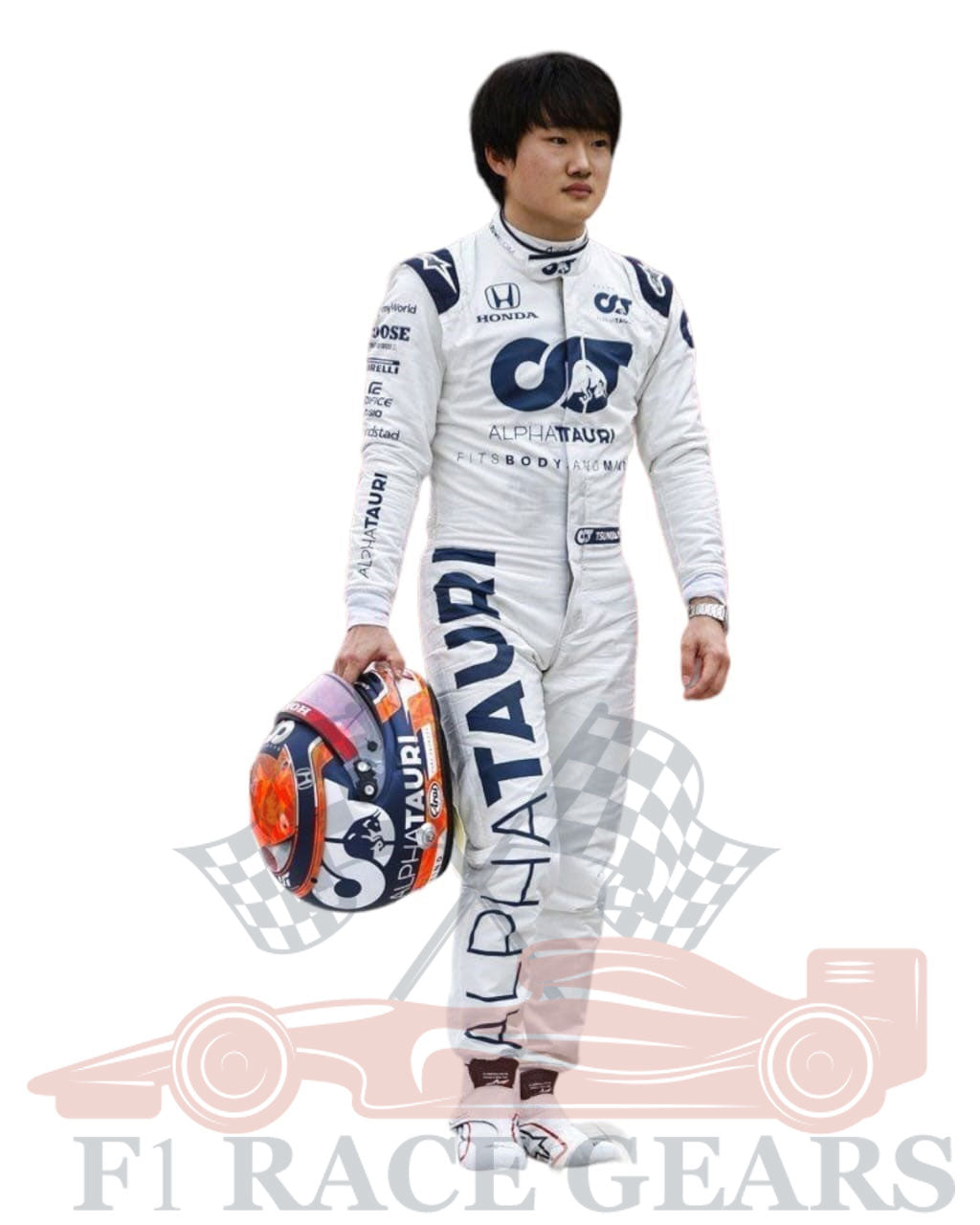 F1 Yuki Tsunoda alphatauri 2020 race suit