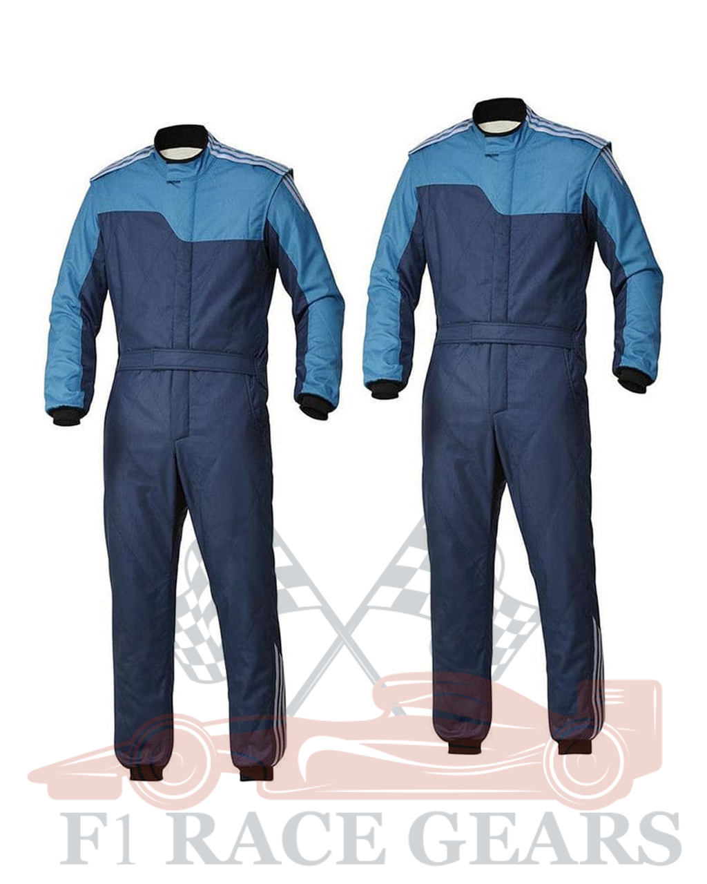 Go kart cardura race suit Blue & Navy Blue