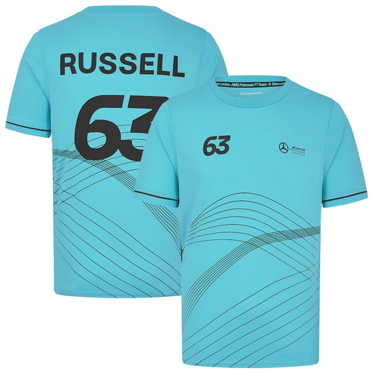 Mercedes AMG Petronas F1 George Russell 63 Sports T-Shirt