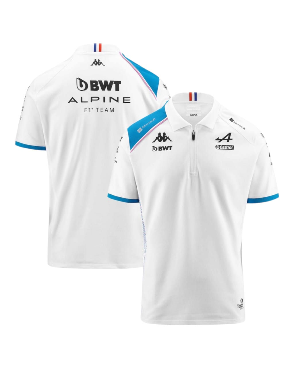 BWT Alpine F1 Team 2023 Polo Shirt - White F1 RACE GEARS