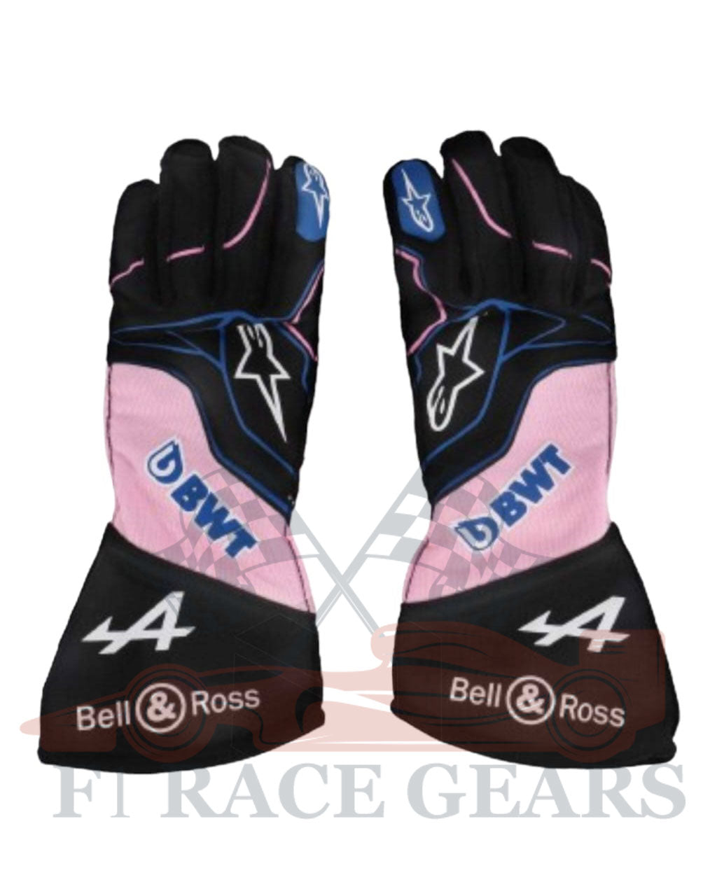 F1 Alpine Fernando Alonso 2022 race gloves