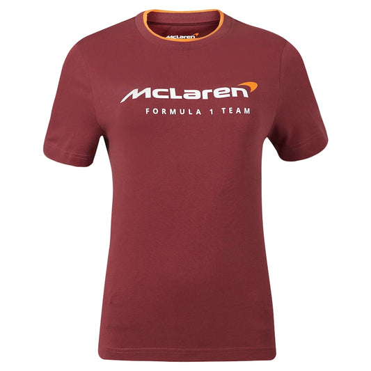 McLaren Essential Logo T-Shirt - Port – Womens