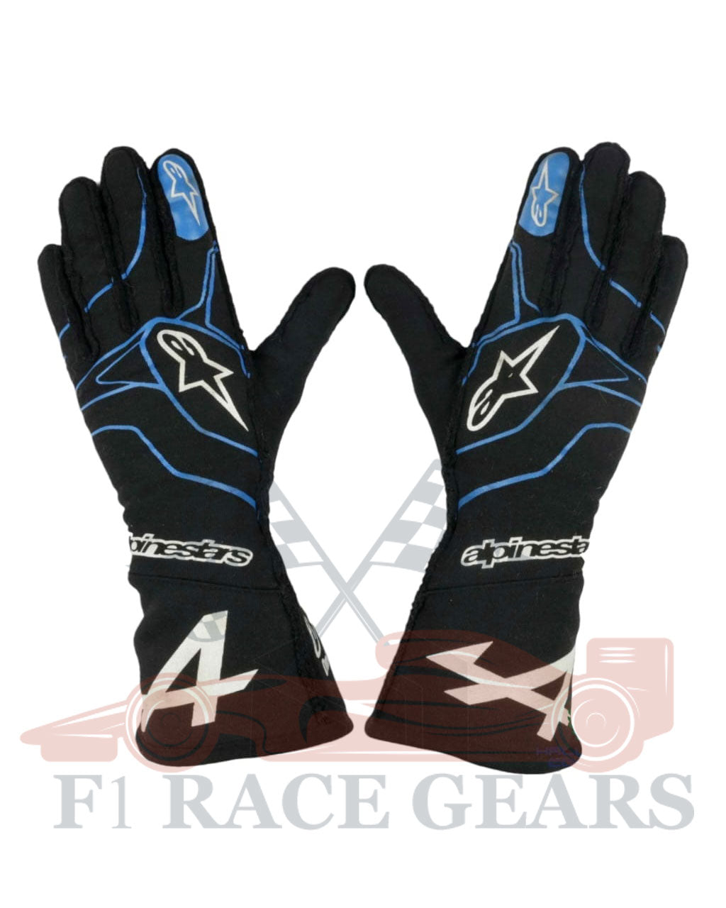 F1 Alpine Fernando Alonso 2021 race gloves