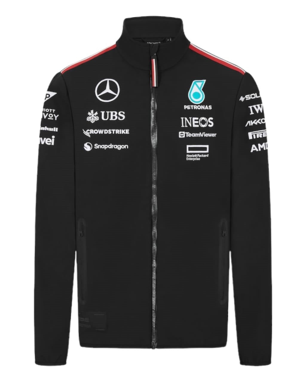 Mercedes AMG Petronas F1 2024 Team Softshell Embroidry Jacket
