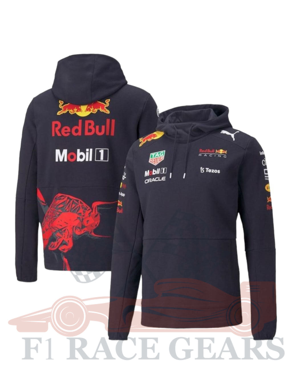 F1  rad Bull oracle fleece hoddy F1 RACE GEARS