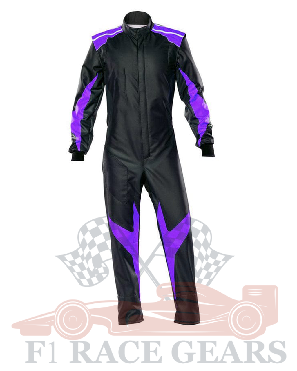 Go kart cardura race suit Black & Purpule