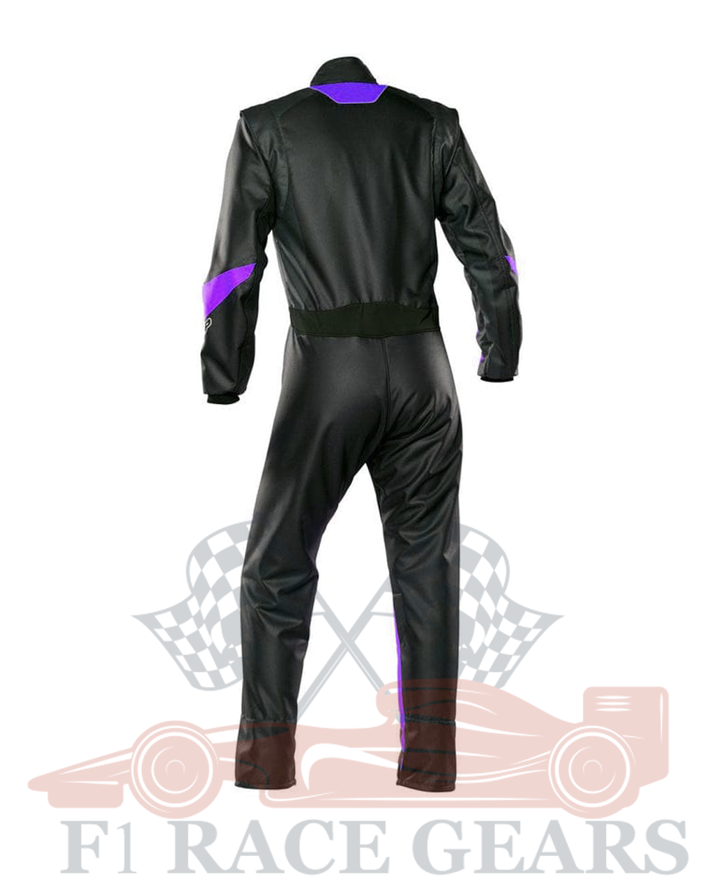 Go kart cardura race suit Black & Purpule