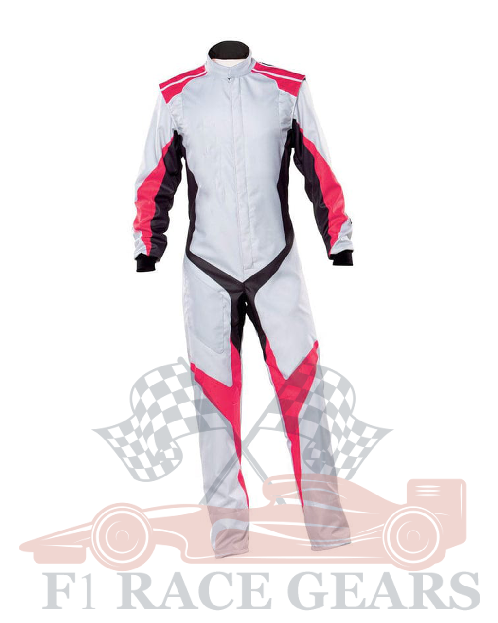 Go kart cardura race suit Red, Black & White