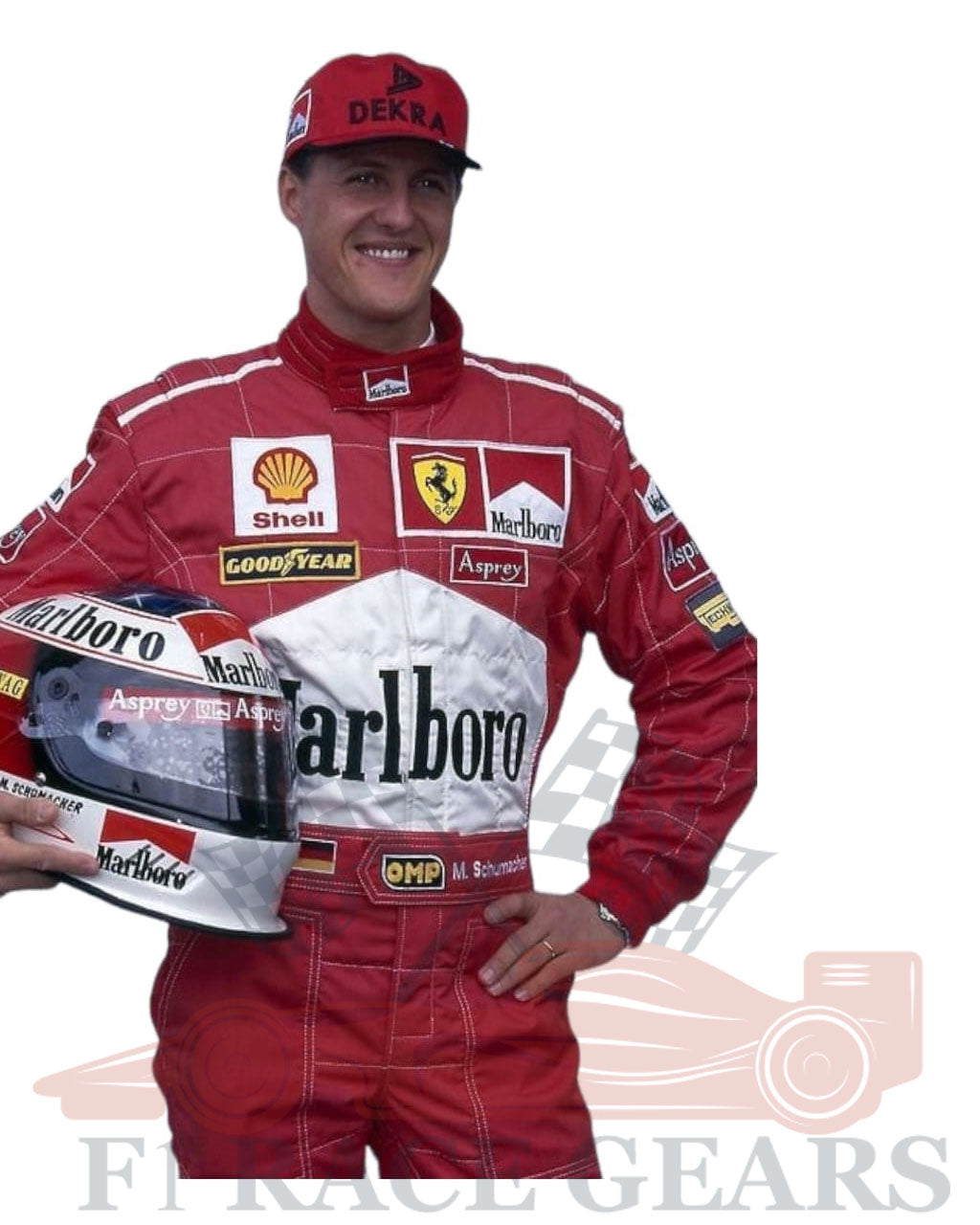 F1 Michael Schumacher 2000 replica embroidery patches race suit