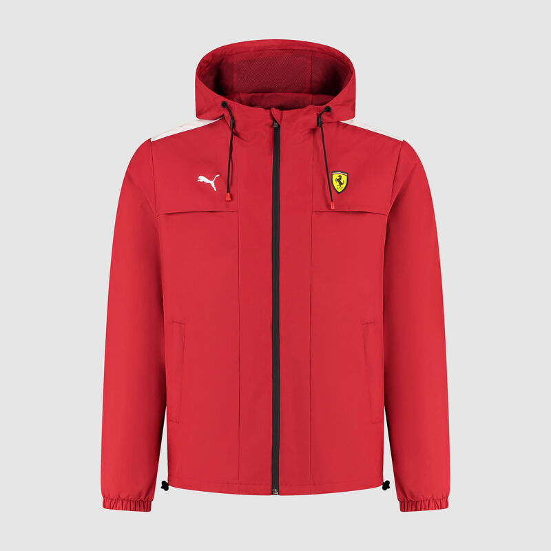 Scuderia Ferrari F1 PUMA Rain Embroidry Jacket