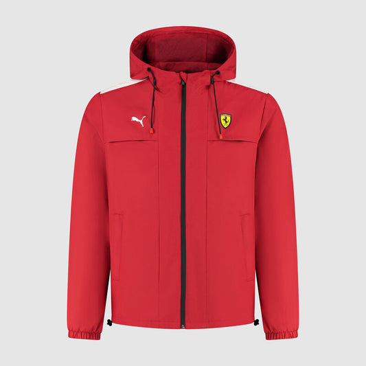Scuderia Ferrari F1 PUMA Rain Embroidry Jacket