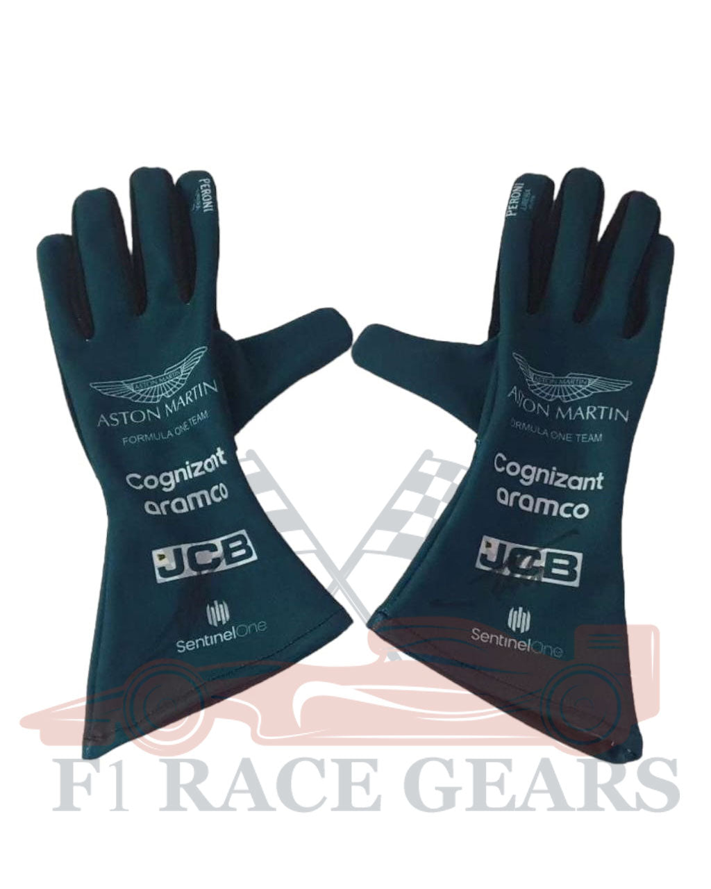 F1 Aston Martin Fernando Alonso 2023 race gloves