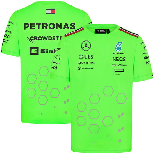 Mercedes AMG Petronas F1 2024 Team Set Up T-Shirt