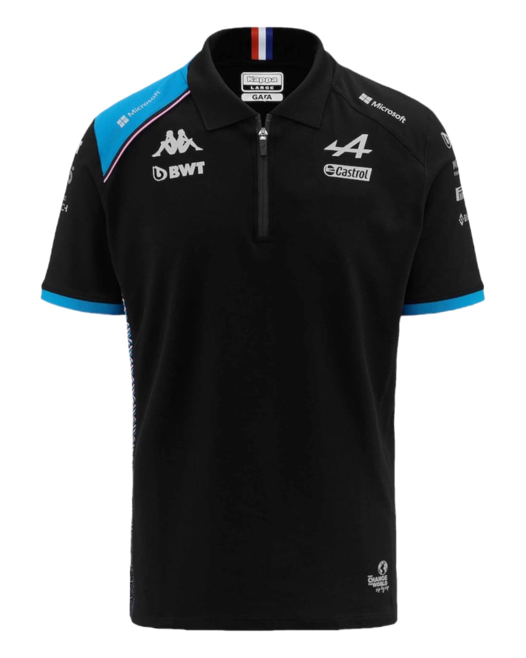 BWT Alpine F1 Team 2023 Polo Shirt - Black F1 RACE GEARS