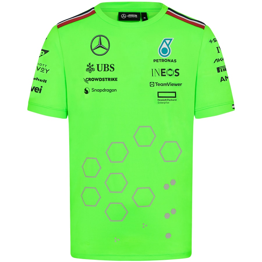 Mercedes AMG Petronas F1 2024 Team Set Up T-Shirt