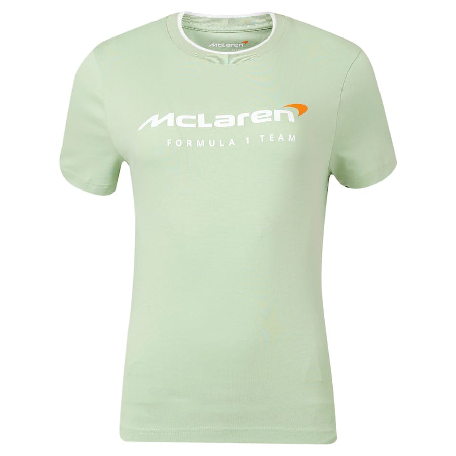 McLaren Essential Logo T-Shirt - Smoke Green – Womens