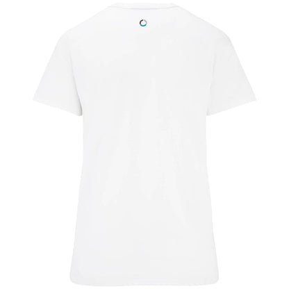 Mercedes AMG Petronas F1 Large Logo T-Shirt - White – Womens