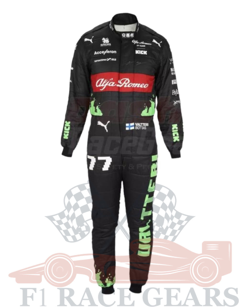 F1 valtteri Bottas Alfa Romeo Belgium Gp 2023 race suit
