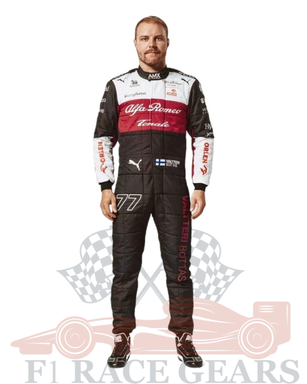 F1 valtteri Bottas Alfa Romeo 2022 race suit
