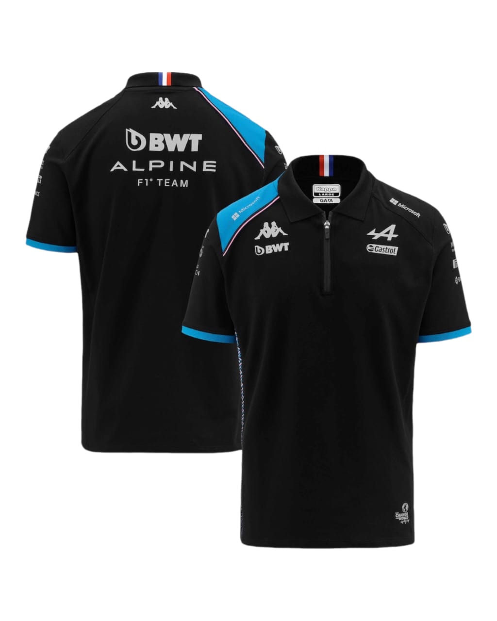 BWT Alpine F1 Team 2023 Polo Shirt - Black F1 RACE GEARS