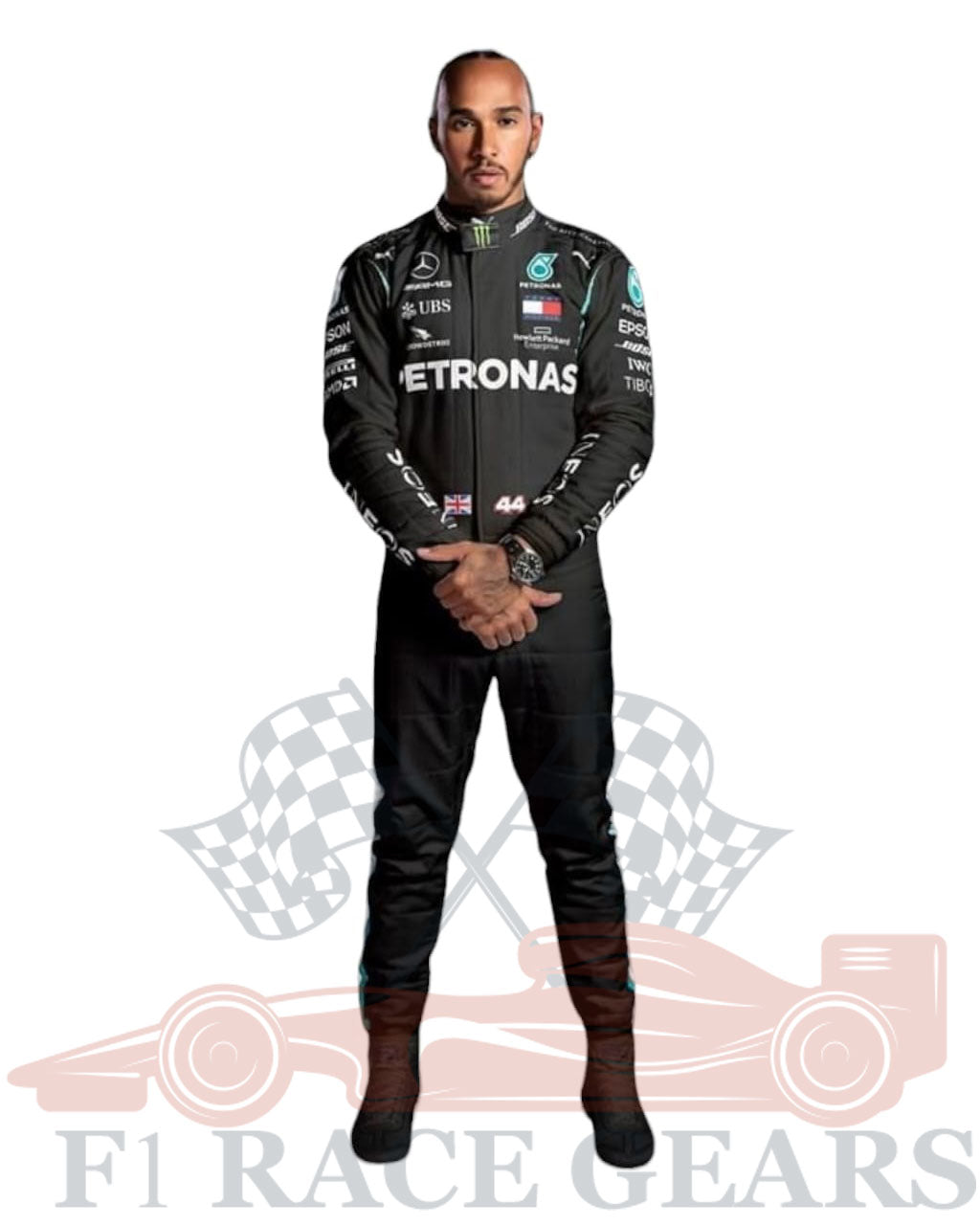 F1 Mercedes Lewis Hamilton 2020 race  suit