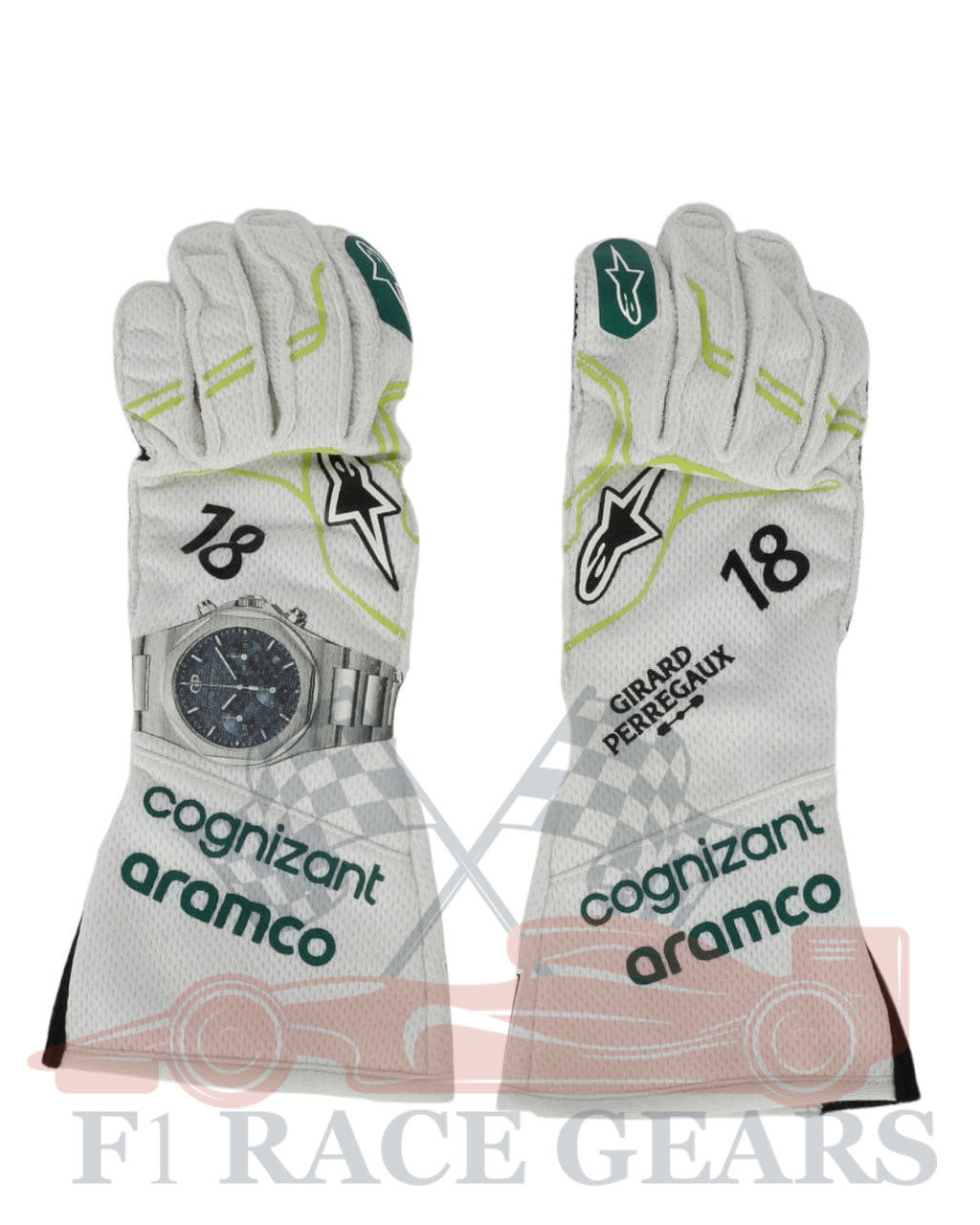 F1 Alpine lance stroll 2023 race gloves
