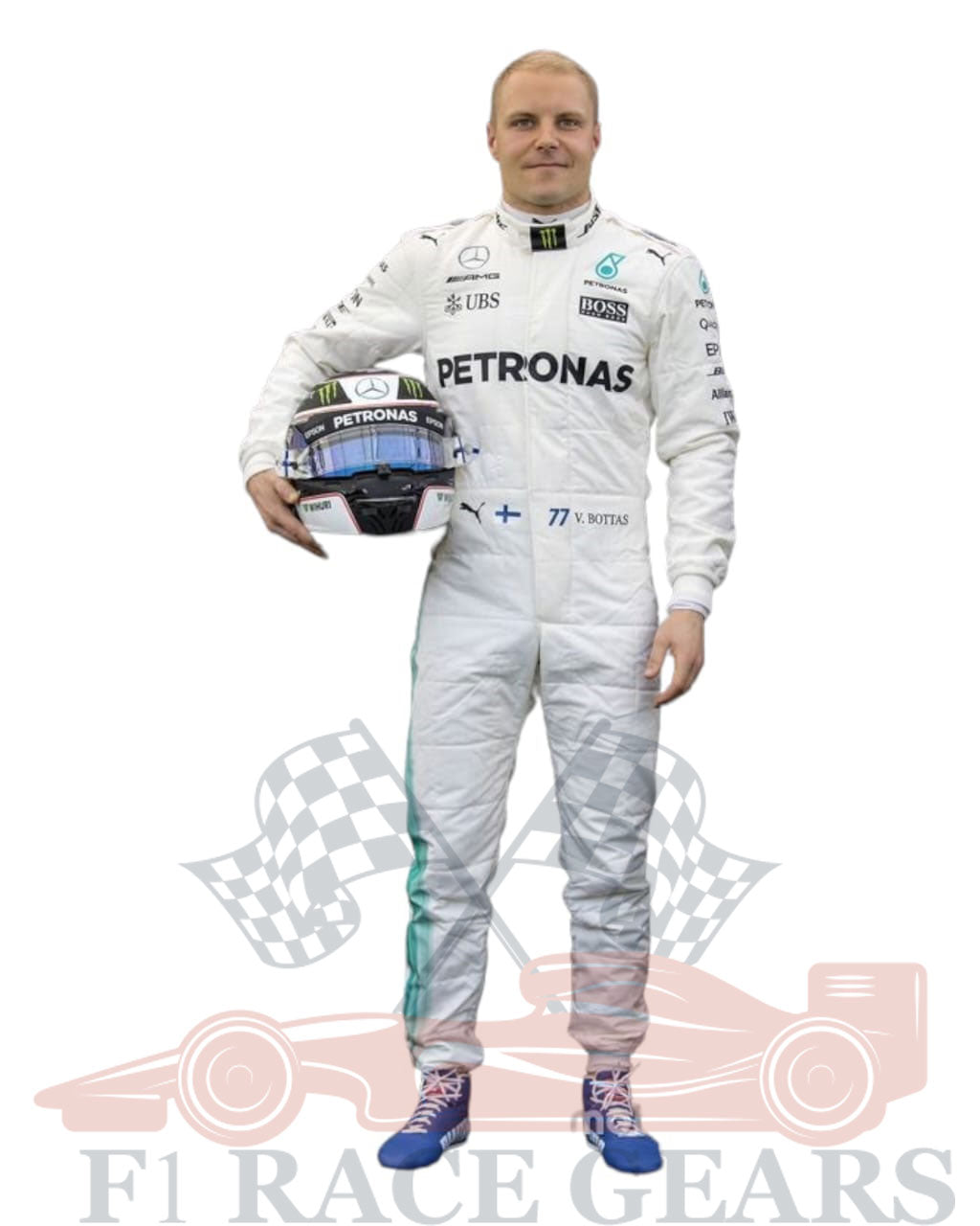 F1 valtteri Bottas Mercedes 2017 race suit