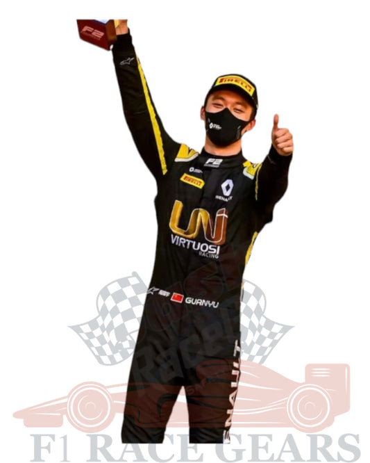 Formula 2 Zhou Guanyu Renault 2020 race suit