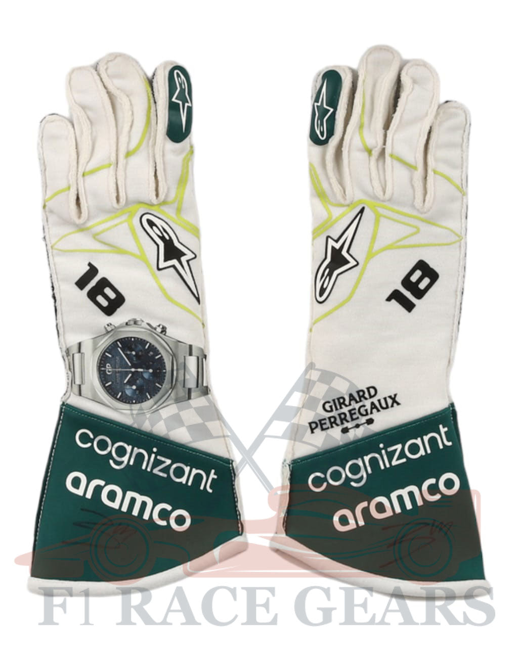 F1 Alpine lance stroll 2022 race gloves