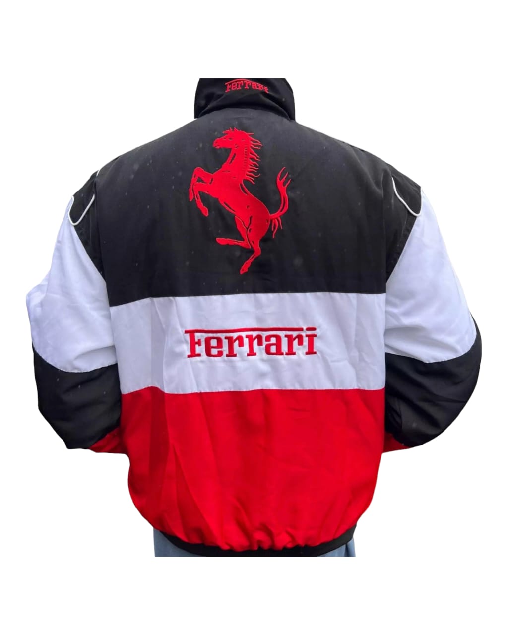 F1 Ferrari Racing Bomber Embroidry  Jacket