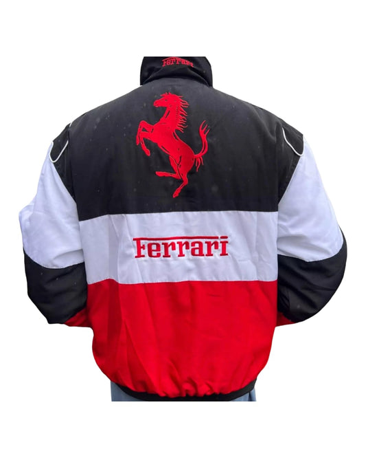 F1 Ferrari Racing Bomber Jacket