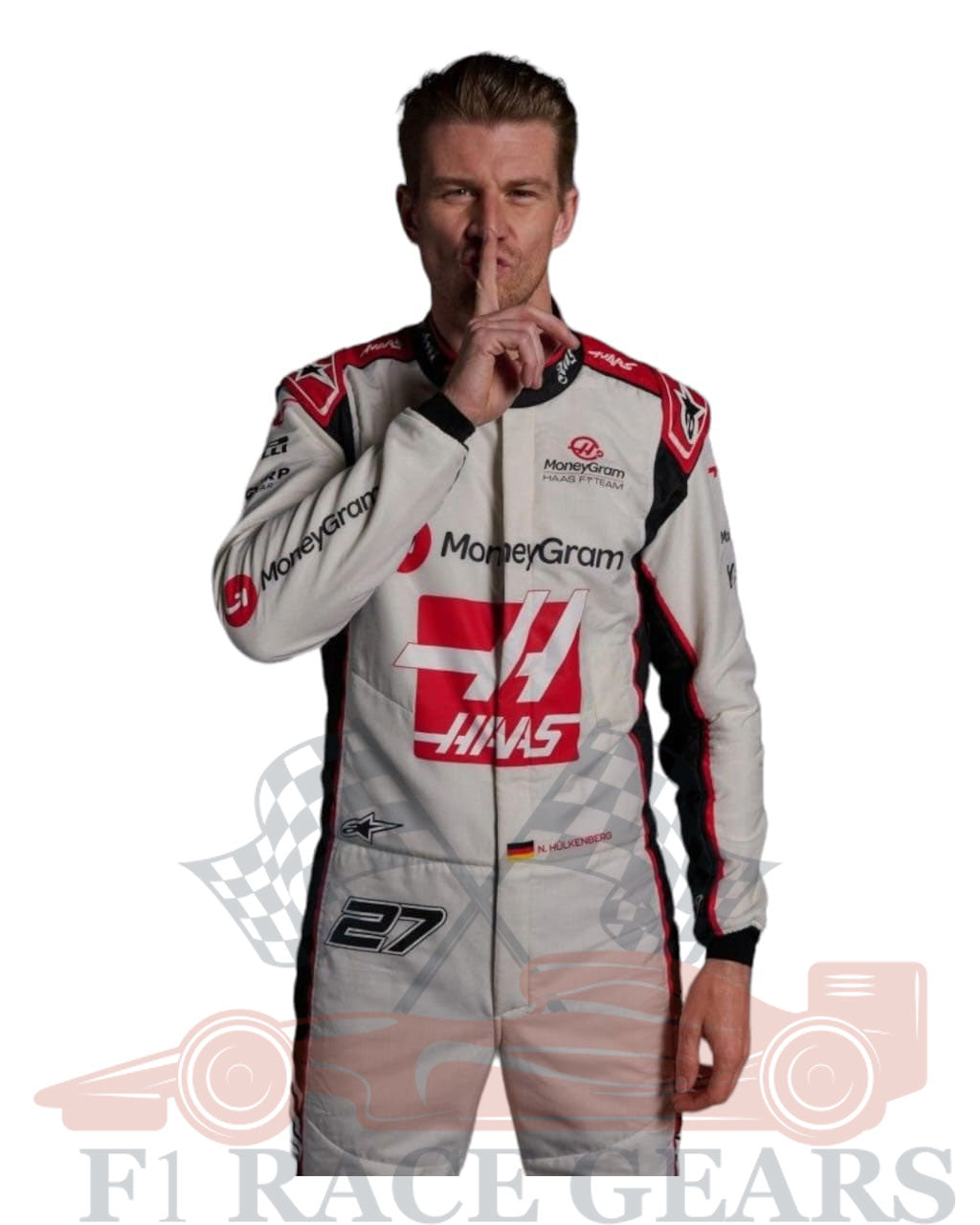 F1 Nico Hulkenberg Las Vegas GP 2024 race suit