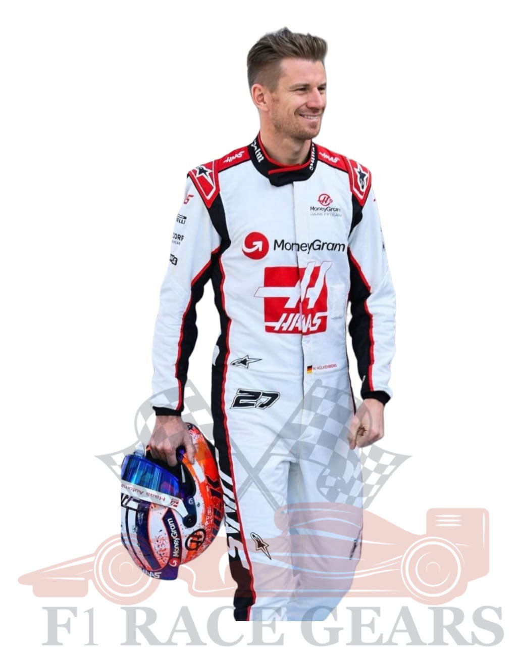 F1 Nico Hulkenberg Las Vegas GP 2024 race suit