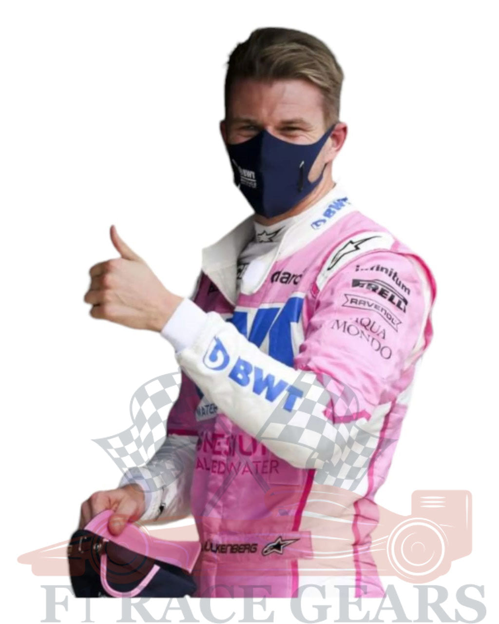 F1 Nico Hulkenberg bwt 2021 race suit