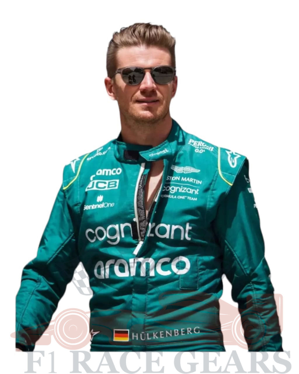 F1 Nico Hulkenberg Aston Martin 2022 race suit
