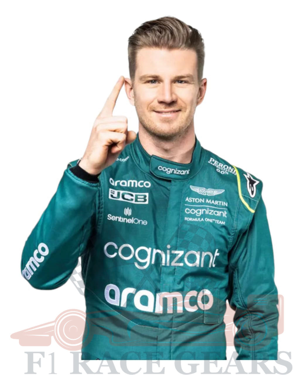 F1 Nico Hulkenberg Aston Martin 2022 race suit