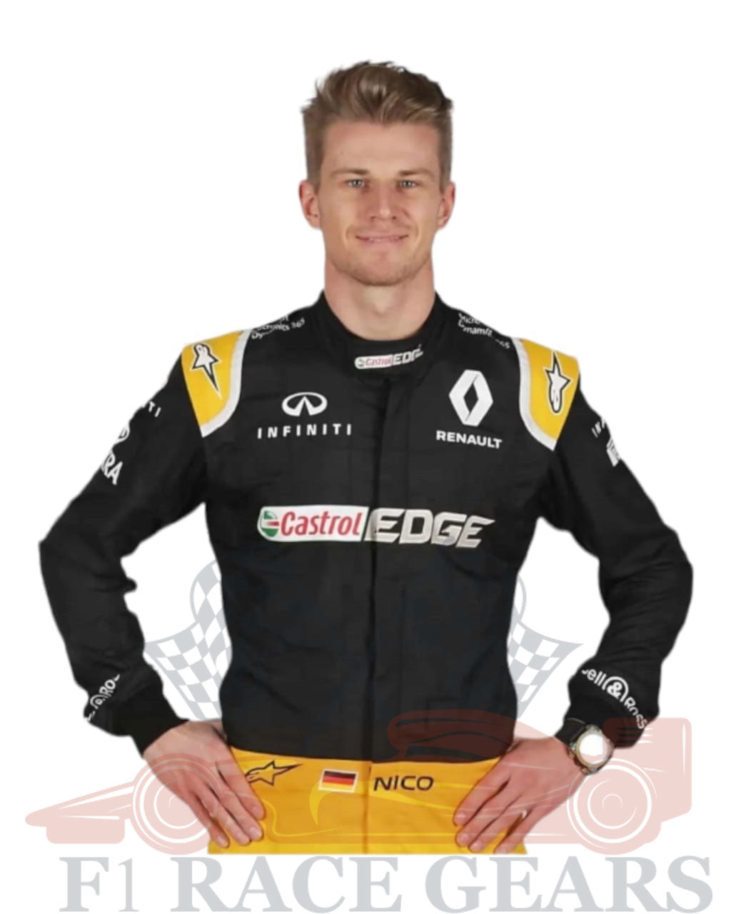 F1 Nico Hulkenberg Renault 2017 race suit