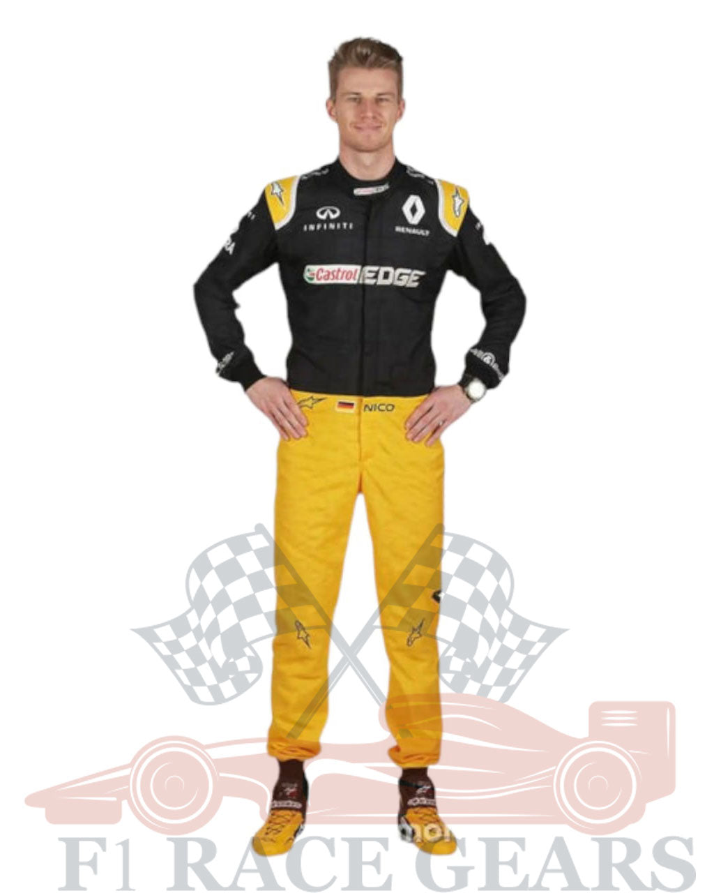 F1 Nico Hulkenberg Renault 2017 race suit