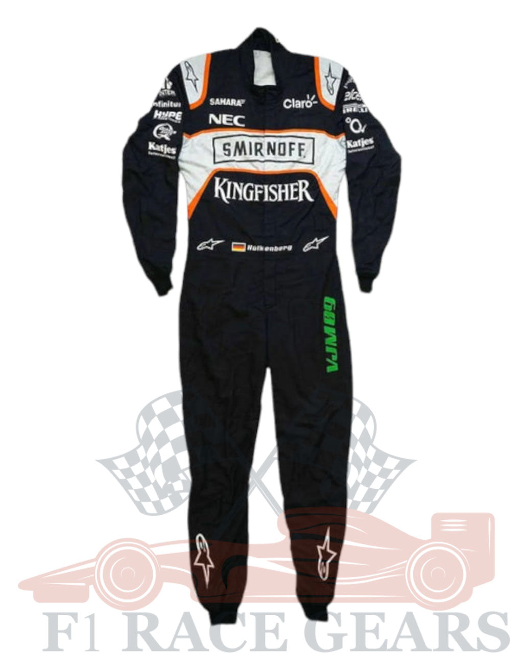 F1 Nico Hulkenberg Sahara force F1 team 2016 race suit