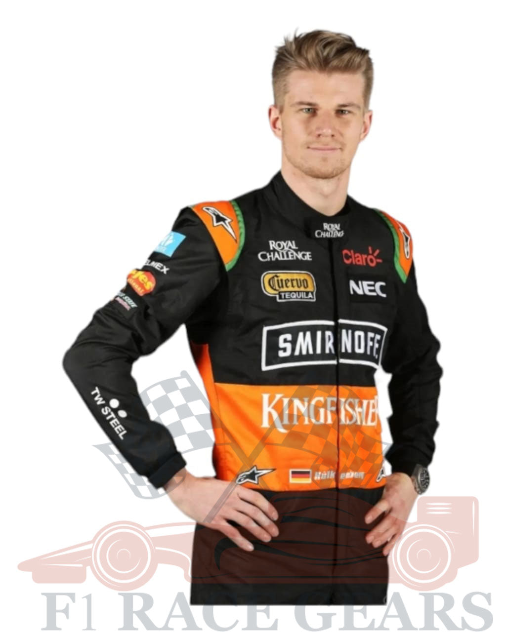 F1 Nico Hulkenberg Sahara force F1 team 2015 race suit