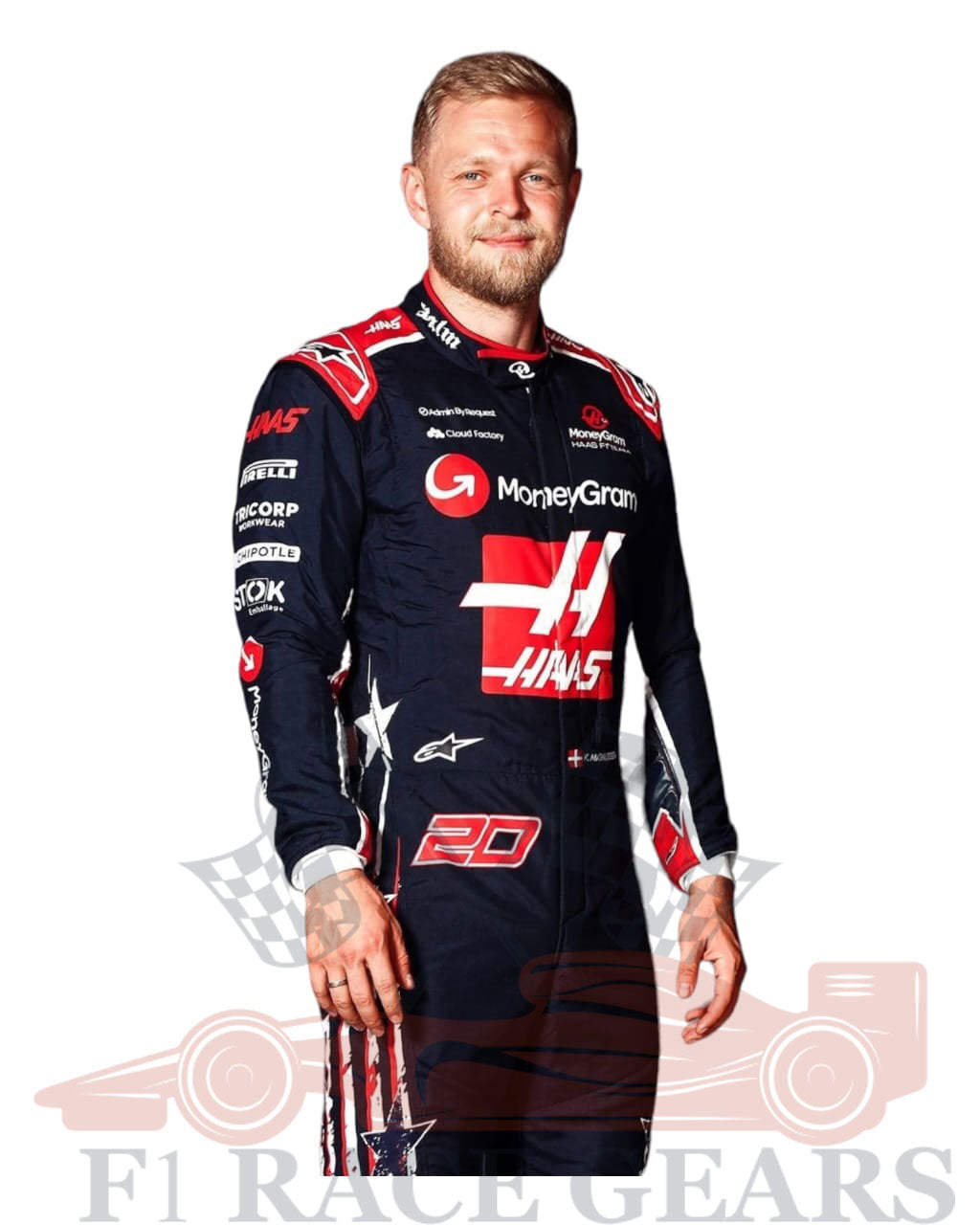F1 Kevin Magnussen united state gp 2023 race suit