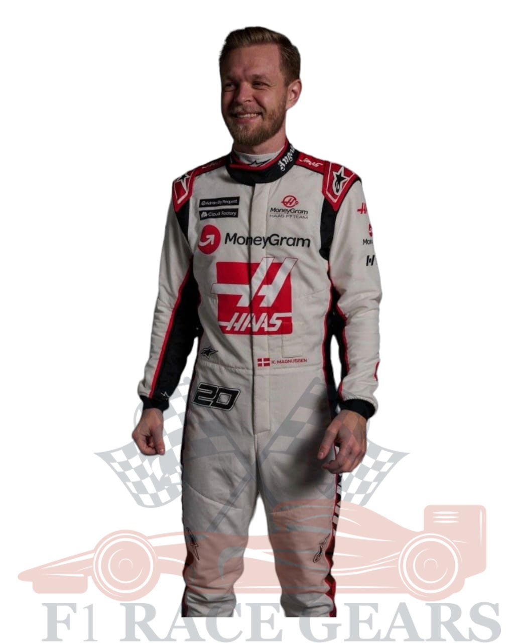 F1 Kevin Magnussen Haas F1 team 2023 race suit