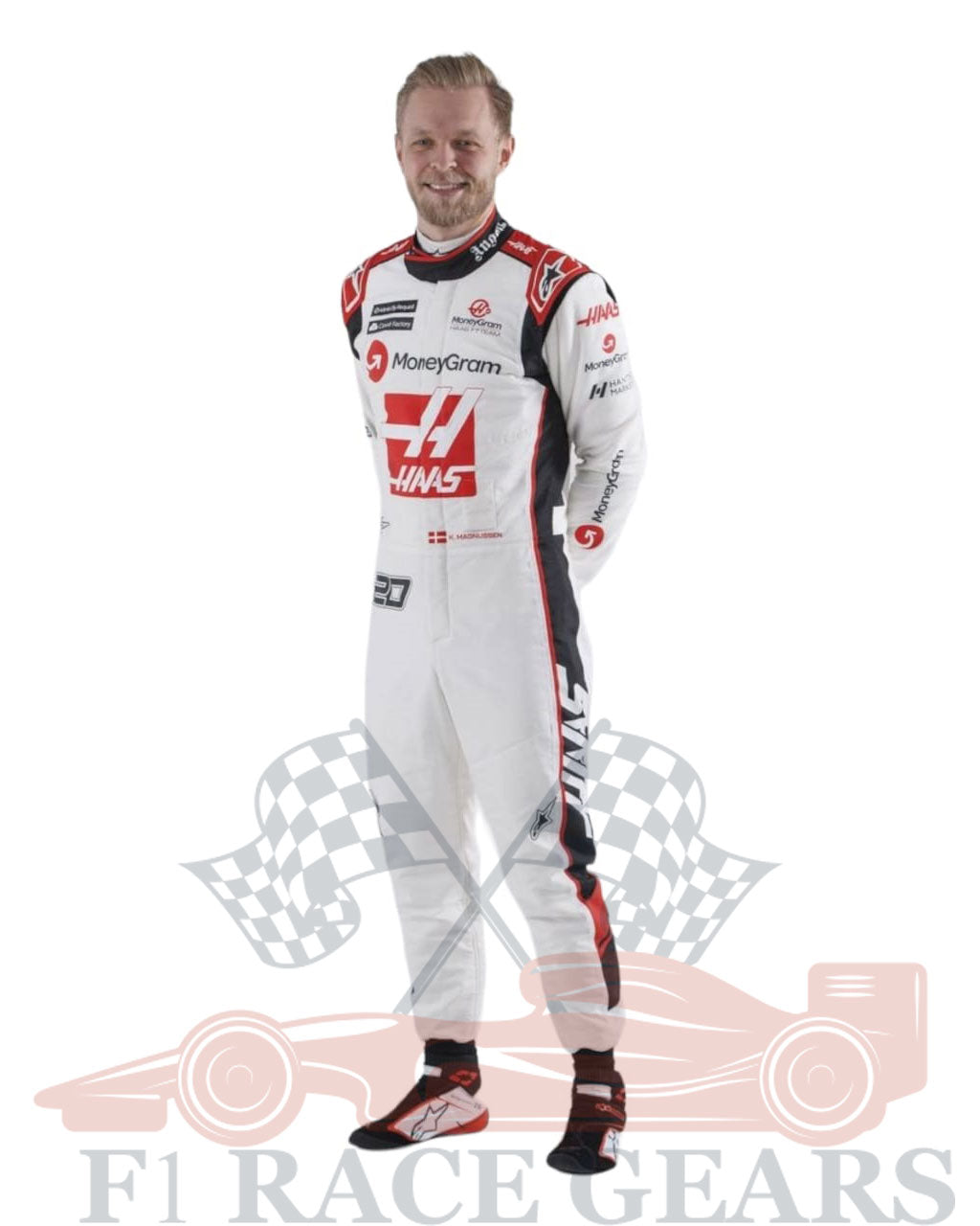 F1 Kevin Magnussen Haas F1 team 2023 race suit
