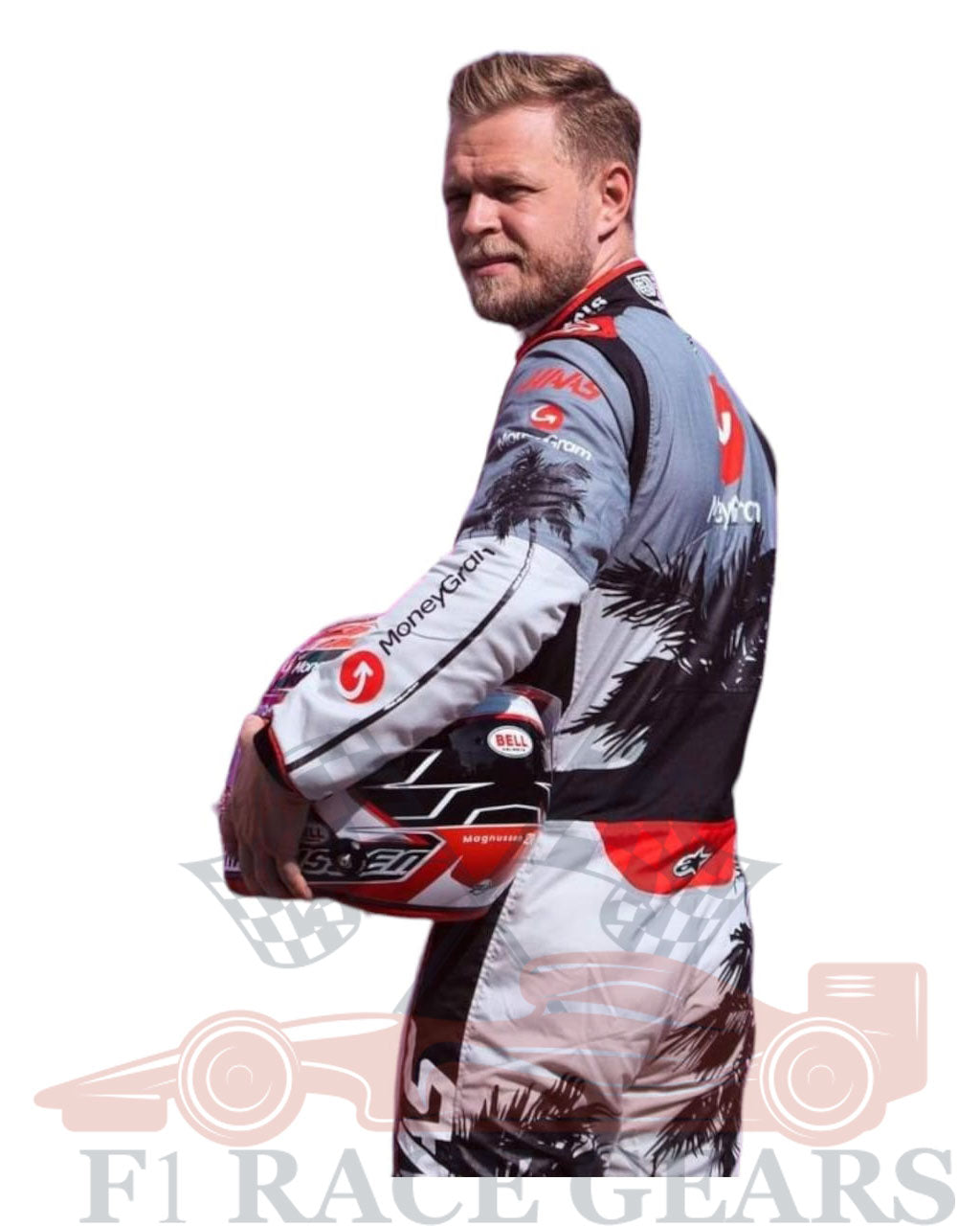 F1 Kevin Magnussen Haas F1 Miami gp 2023 race suit