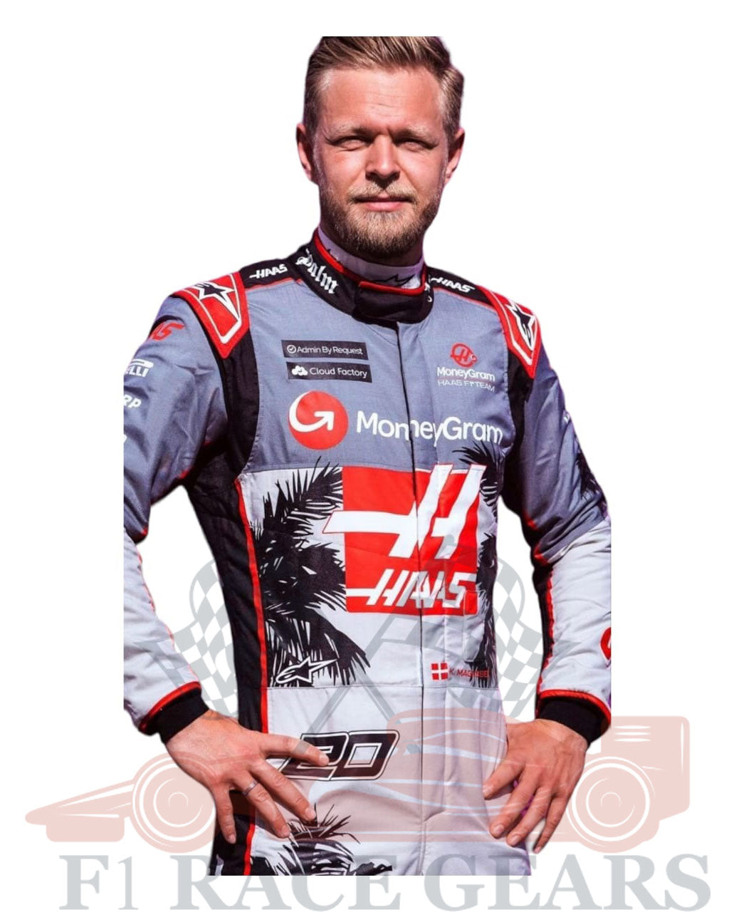 F1 Kevin Magnussen Haas F1 Miami gp 2023 race suit